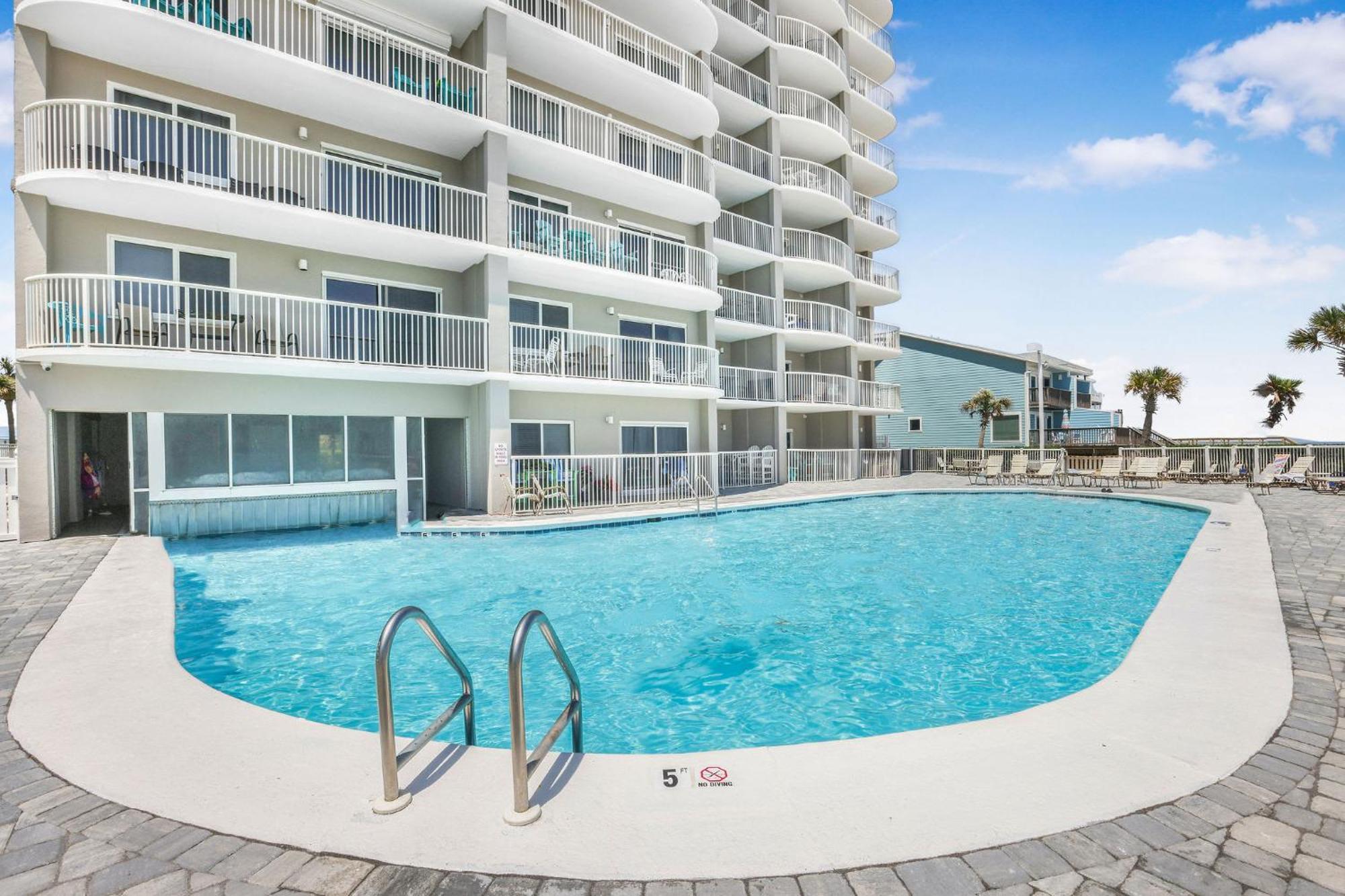 Tradewinds 602- Beachfront Heated Indoor Pool Orange Beach Eksteriør billede